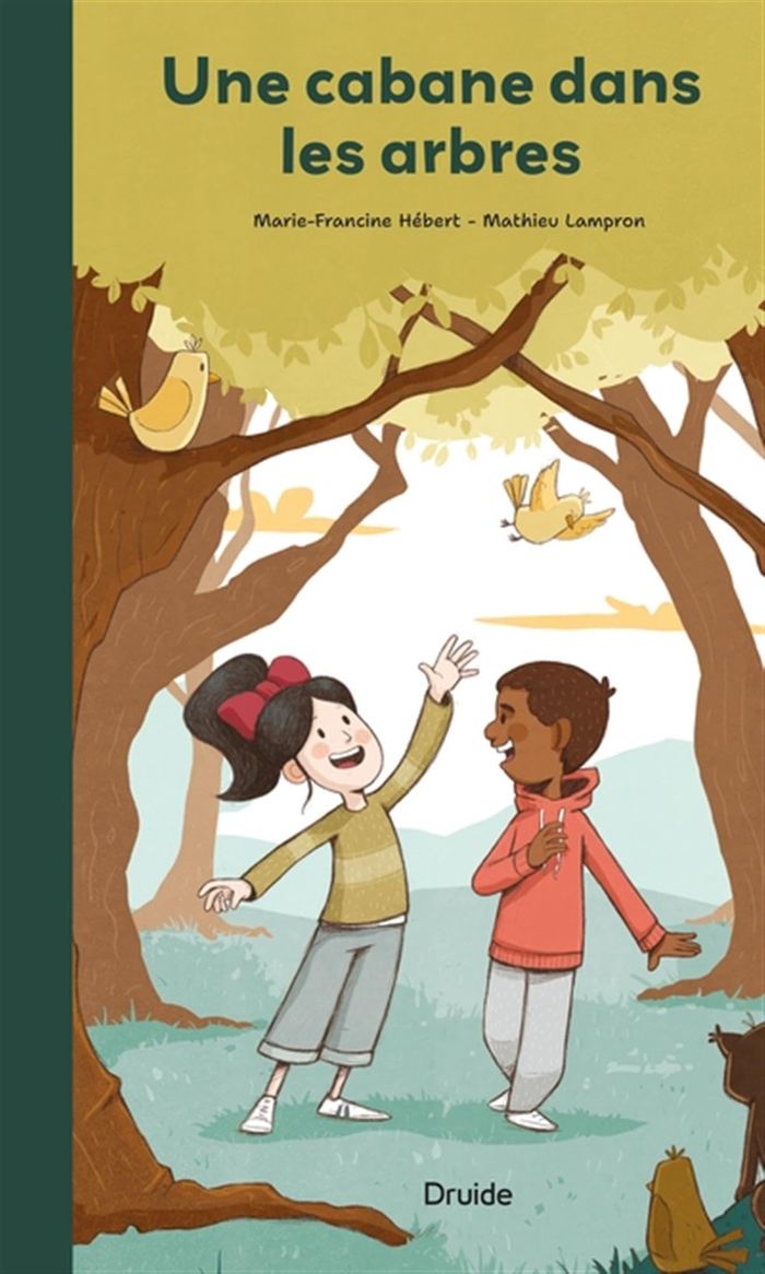 Couverture du livre « UNE CABANE DANS LES ARBRES », librairie Les Contes Infusés à Corte