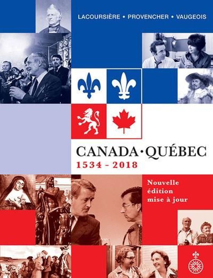 Couverture du livre « CANADA-QUEBEC 1534-2018 », librairie Les Contes Infusés à Corte