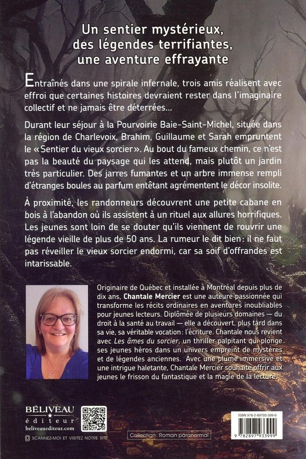 Quatrième de couverture de « Les âmes du sorcier : ouvrir la porte des secrets peut parfois coûter cher »