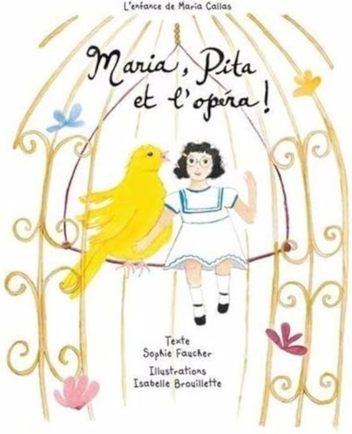 Couverture du livre « MARIA, PITA ET L'OPERA » de Sophie Faucher, librairie Les Contes Infusés à Corte
