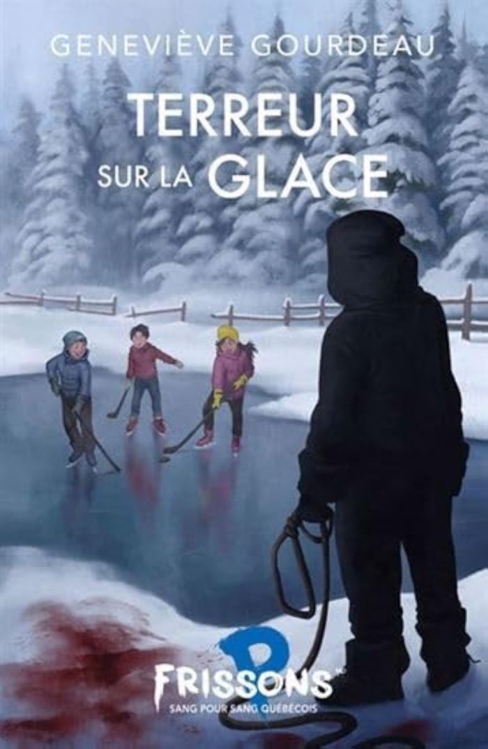 Couverture du livre « TERREUR SUR LA GLACE » de Genevieve Gourdeau, librairie Les Contes Infusés à Corte