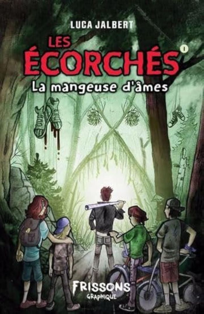 Couverture du livre « LES ECORCHES V 01 LA MANGEUSE D'AMES » de Luca Jalbert, librairie Les Contes Infusés à Corte