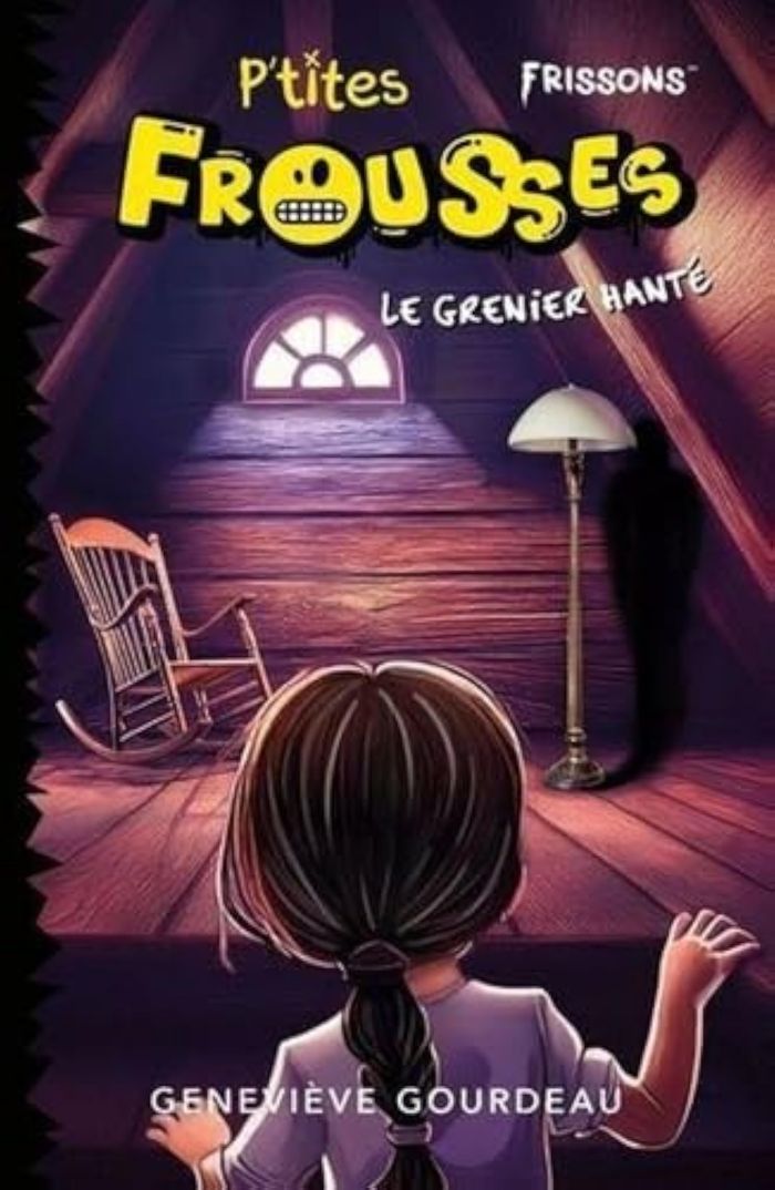 Couverture du livre « LE GRENIER HANTE » de Genevieve Gourdeau, librairie Les Contes Infusés à Corte