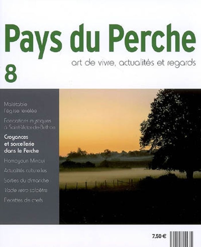 Couverture du livre « PAYS DU PERCHE N 8 », librairie Les Contes Infusés à Corte
