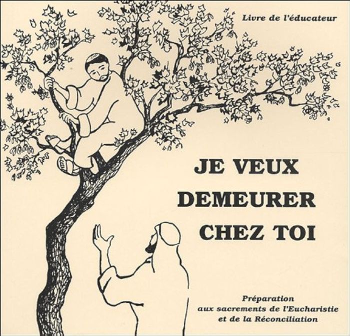 Couverture du livre « JE VEUX DEMEURER CHEZ TOI - LIVRE DE L'EDUCATEUR - PREPARATION AUX SACREMENTS DE L'EUCHARISTIE ET DE » de Collectif, librairie Les Contes Infusés à Corte