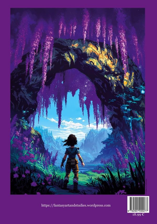 Quatrième de couverture de « FANTASY ART AND STUDIES 17 - FLORE IMAGINAIRE / FANTASY FLORA - ILLUSTRATIONS, COULEUR »