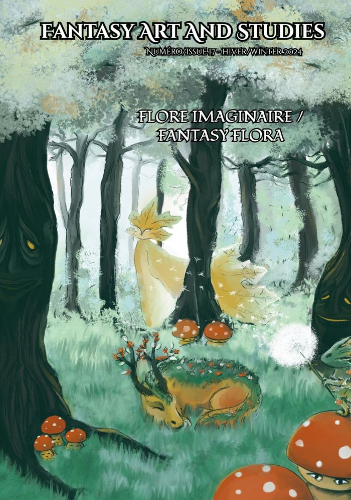 Couverture du livre « FANTASY ART AND STUDIES 17 - FLORE IMAGINAIRE / FANTASY FLORA - ILLUSTRATIONS, COULEUR », librairie Les Contes Infusés à Corte