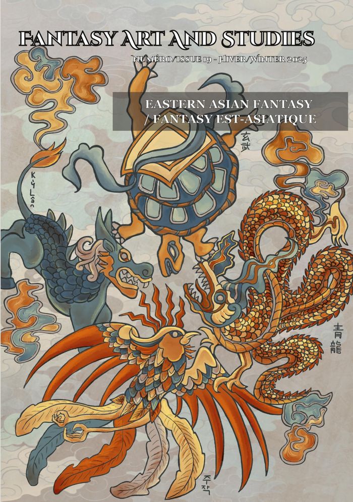 Couverture du livre « FANTASY ART AND STUDIES 19 - EASTERN ASIAN FANTASY / FANTASY EST-ASIATIQUE - ILLUSTRATIONS, COULEUR » de Imaginaires L T., librairie Les Contes Infusés à Corte