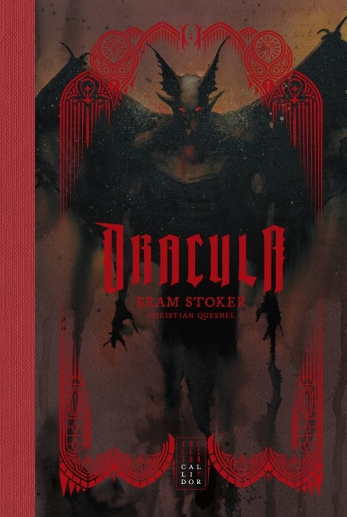 Couverture du livre « Dracula » de Bram Stoker, librairie Les Contes Infusés à Corte