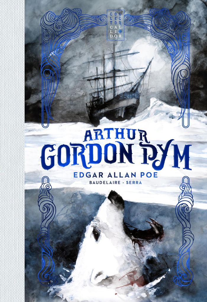 Couverture du livre « Aventures d'Arthur Gordon Pym de Nantucket » de Edgar Allan Poe, librairie Les Contes Infusés à Corte