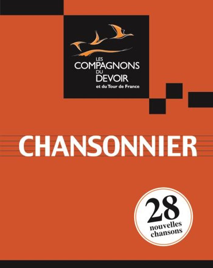 Couverture du livre « CHANSONNIER DES COMPAGNONS DU DEVOIR », librairie Les Contes Infusés à Corte