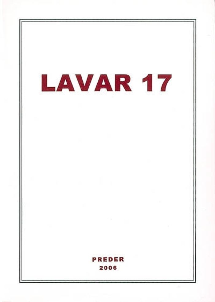 Couverture du livre « LAVAR / KREIZENN IMBOUC'H STURYEZHOURIEZH. - T17 - LAVAR - VOL17 » de Xxx, librairie Les Contes Infusés à Corte
