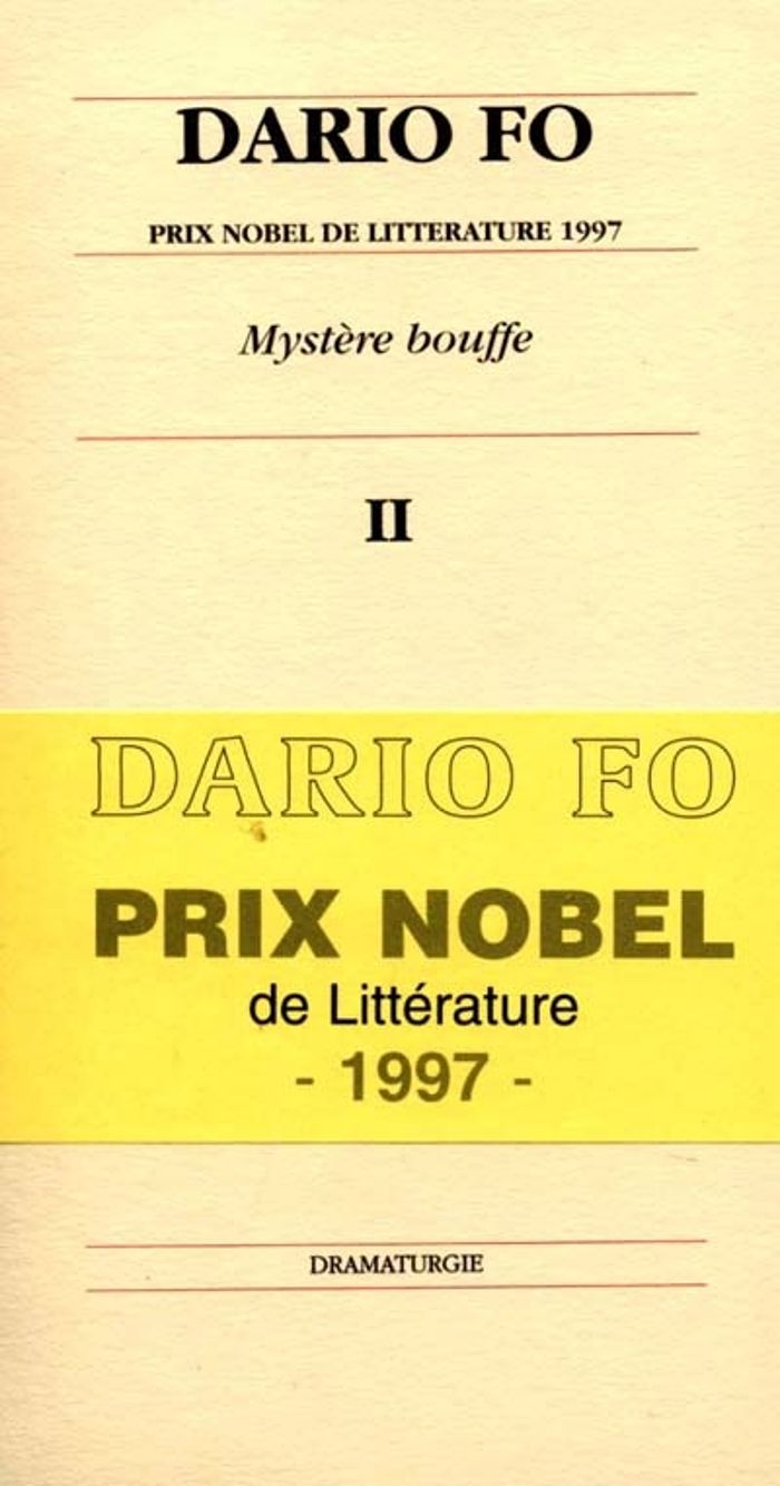 Couverture du livre « T2 DARIO FO » de Dario Fo, librairie Les Contes Infusés à Corte
