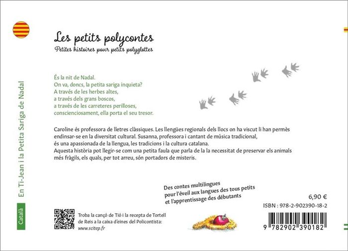 Quatrième de couverture de « EN TI-JEAN I LA PETITA SARIGA DE NADAL - TI-JEAN ET TI-MANICOU-NOEL  CATALAN »