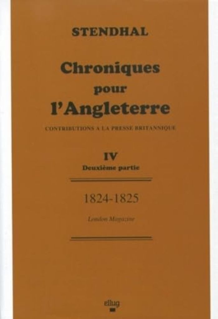 Couverture du livre « CHRONIQUES POUR L'ANGLETERRE, CONTRIBUTIONS A LA PRESSE BRITANNIQUE. TOME 5, 1824-1825 » de Mcwatters Keith G, librairie Les Contes Infusés à Corte