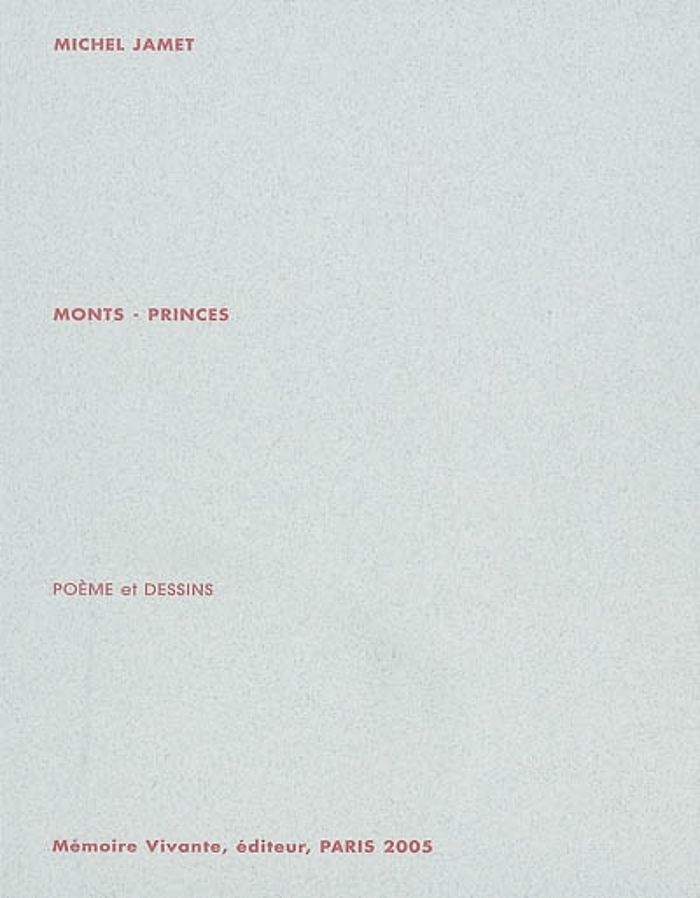 Couverture du livre « MONTS-PRINCES », librairie Les Contes Infusés à Corte