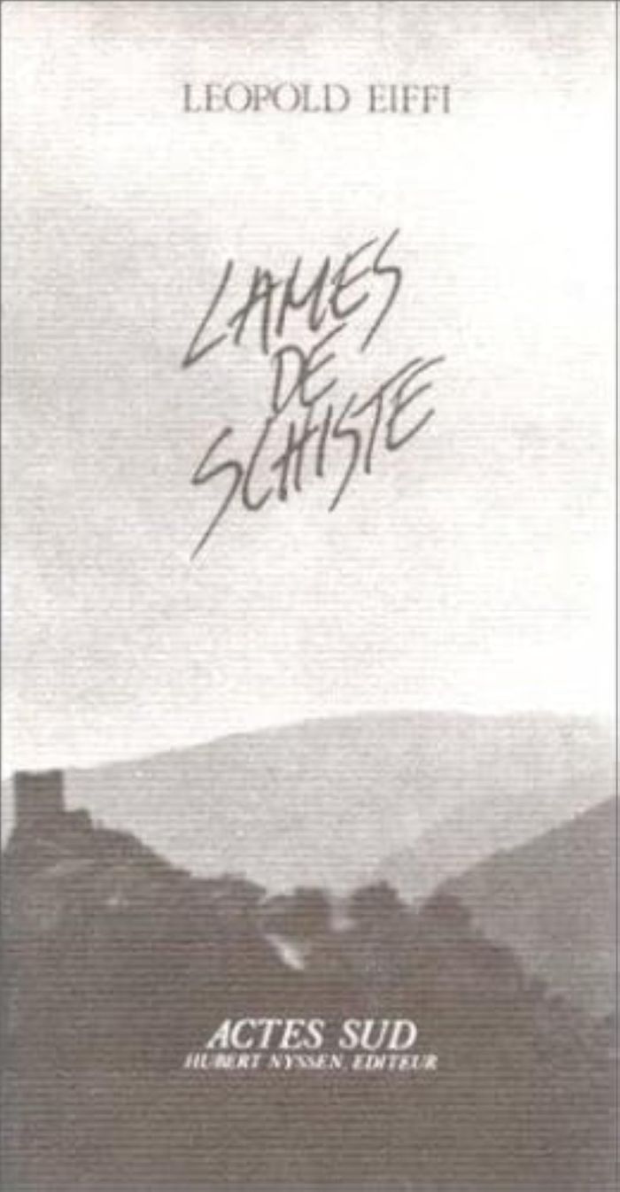 Couverture du livre « LAMES DE SCHISTE » de Leopold Eiffi, librairie Les Contes Infusés à Corte