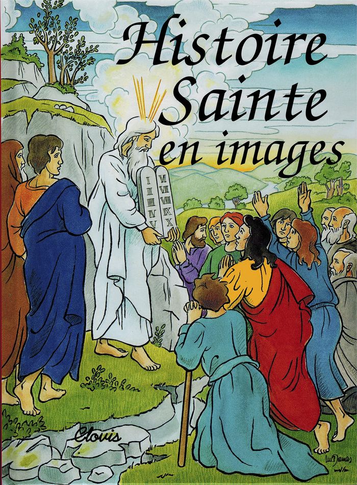 Couverture du livre « HISTOIRE SAINTE EN IMAGES » de Collectif, librairie Les Contes Infusés à Corte