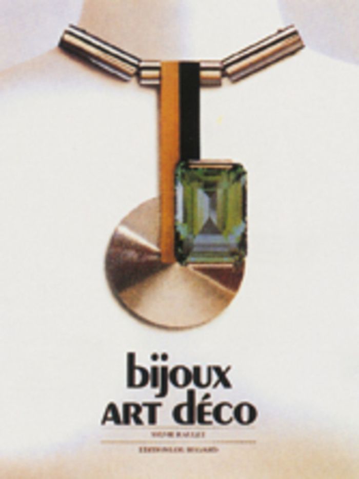 Couverture du livre « BIJOUX ART DECO » de Sylvie Raulet, librairie Les Contes Infusés à Corte