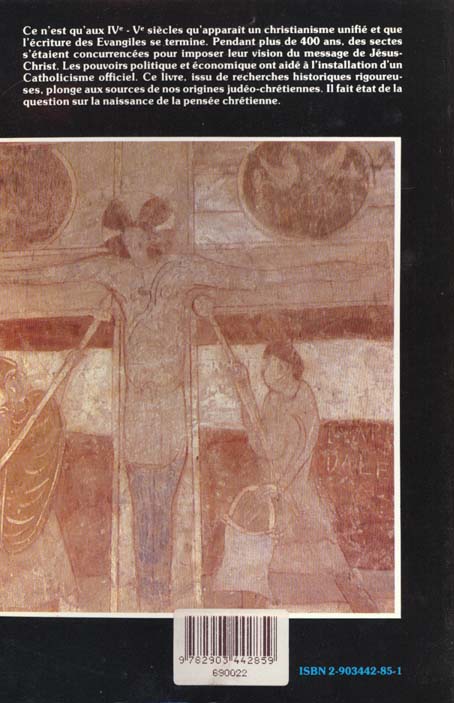 Quatrième de couverture de « LES PREMIERS CHRISTIANISME »