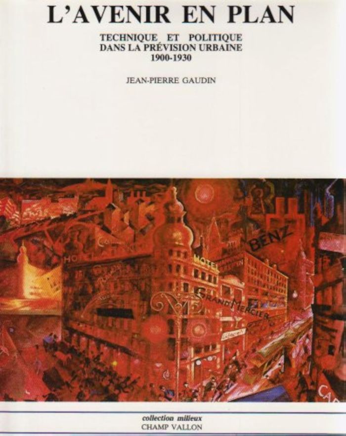 Couverture du livre « L'AVENIR EN PLAN » de Jean-Pierre Gaudin, librairie Les Contes Infusés à Corte