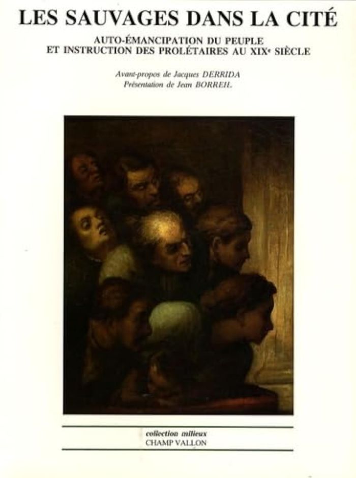 Couverture du livre « LES SAUVAGES DANS LA CITE » de Derrida/borreil, librairie Les Contes Infusés à Corte