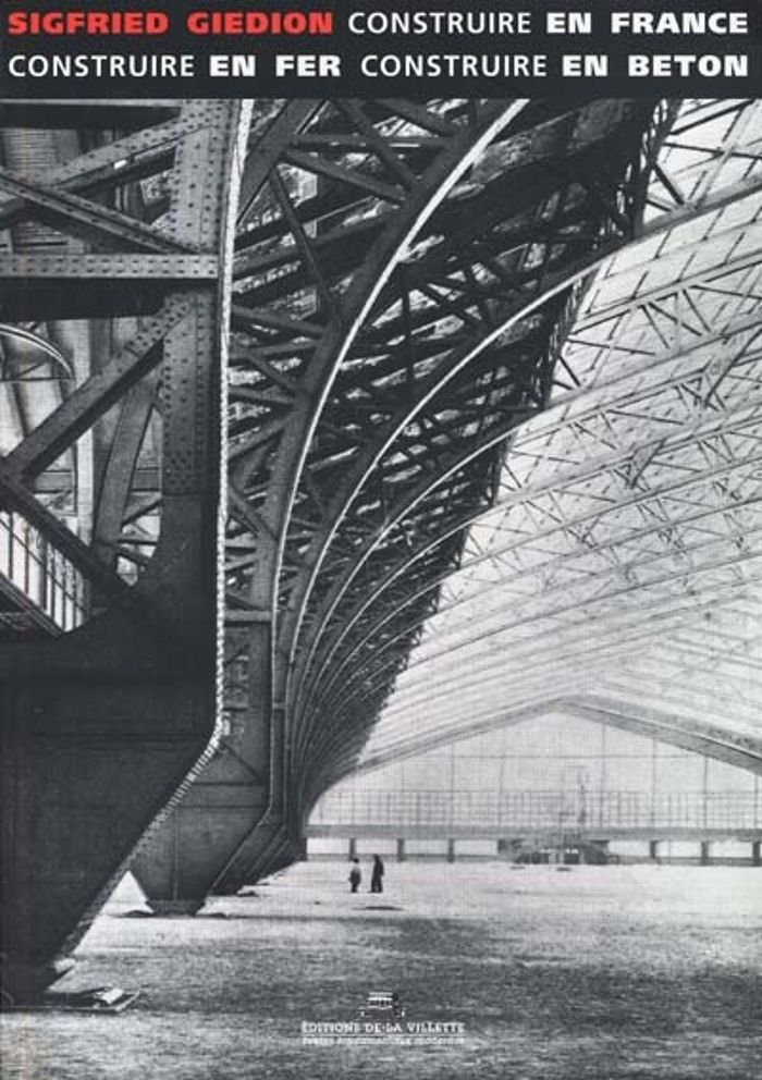 Couverture du livre « CONSTRUIRE EN FRANCE EN FER EN BETON » de Giedion/ballange, librairie Les Contes Infusés à Corte
