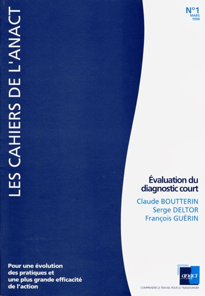 Couverture du livre « EVALUATION DU DIAGNOSTIC COURT », librairie Les Contes Infusés à Corte