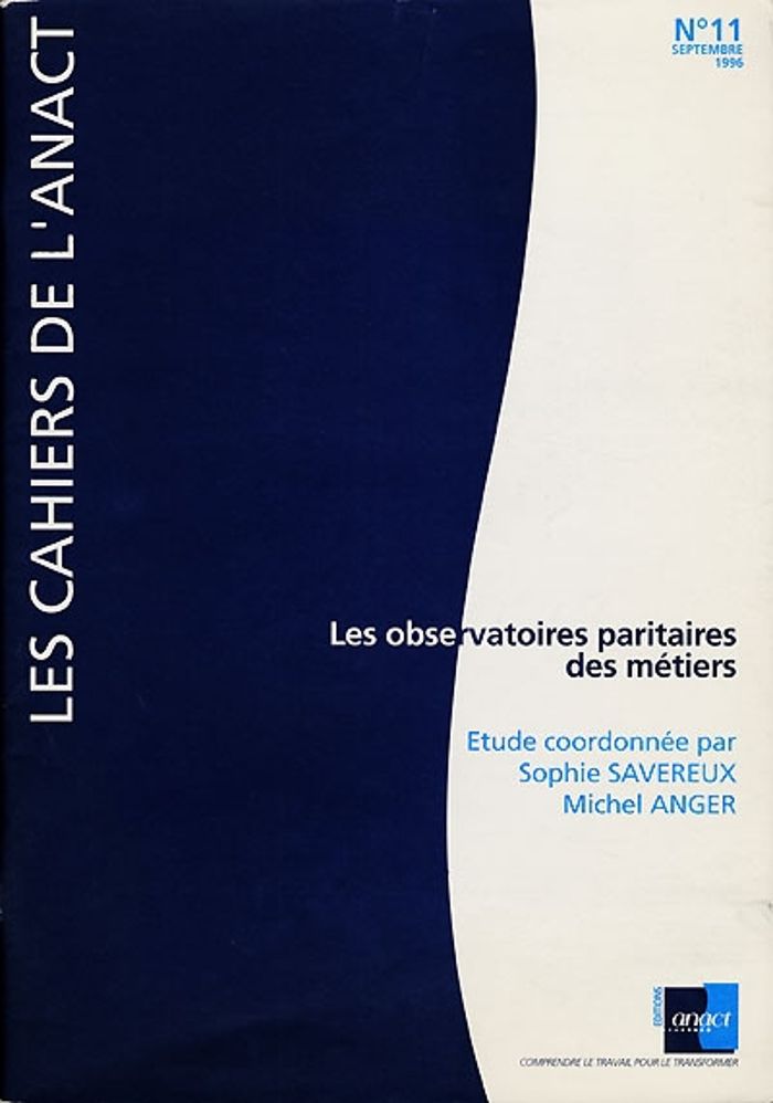 Couverture du livre « LES OBSERVATOIRES PARITAIRES DES METIERS » de Savereux/anger, librairie Les Contes Infusés à Corte