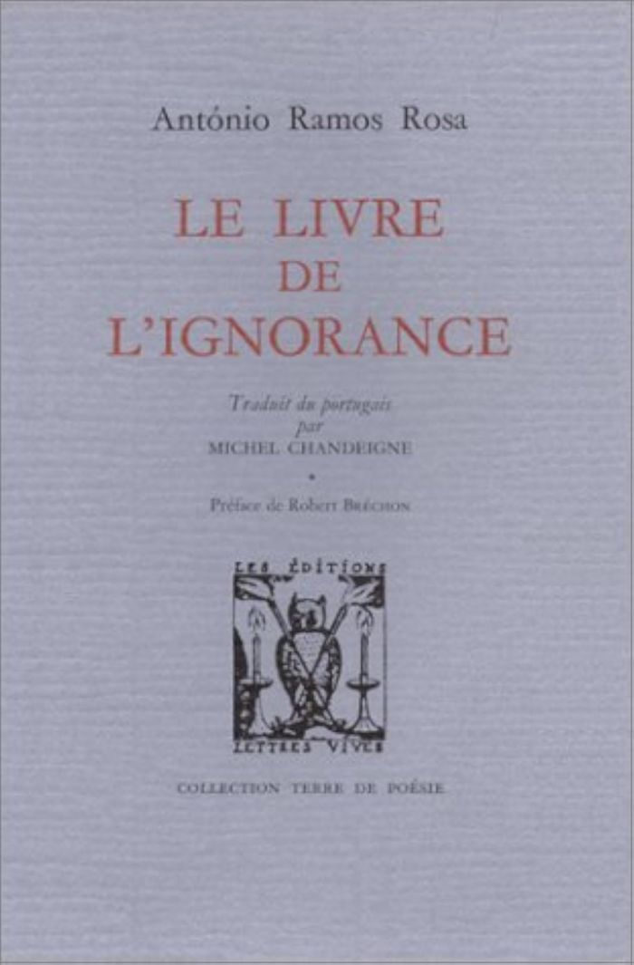 Couverture du livre « LE LIVRE DE L'IGNORANCE » de Ramos Rosa Antonio, librairie Les Contes Infusés à Corte