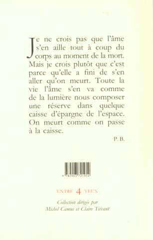 Quatrième de couverture de « CONVERSATIONS AVEC DIEU »
