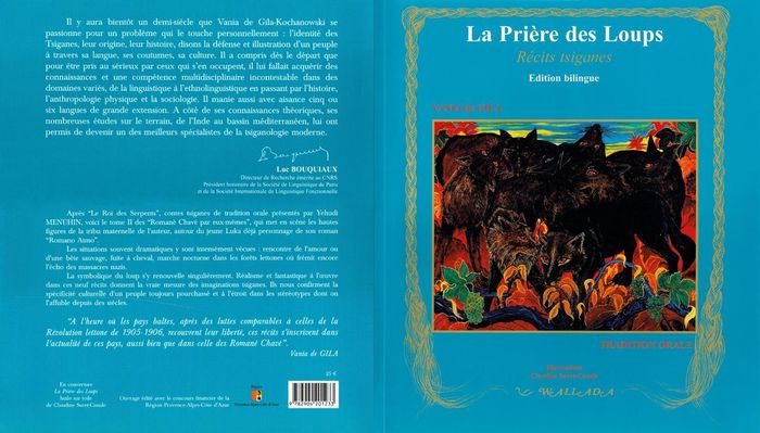 Quatrième de couverture de « LA PRIERE DES LOUPS ET AUTRES CONTES TSIGANES BALTO-SLAVES »