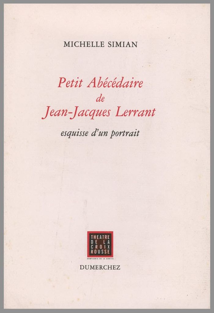 Couverture du livre « PETIT ABECEDAIRE DE JEAN-JACQUES LERRANT », librairie Les Contes Infusés à Corte