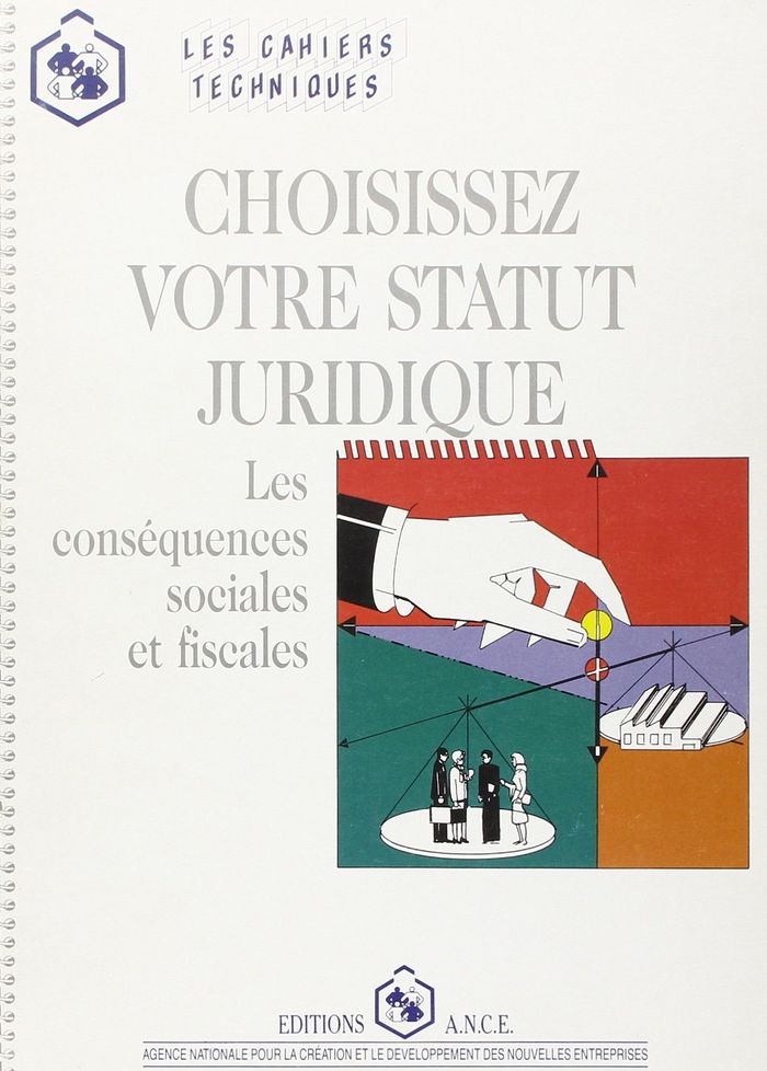 Couverture du livre « CHOISISSEZ STATUT JURIDIQUE » de Ct Ance, librairie Les Contes Infusés à Corte