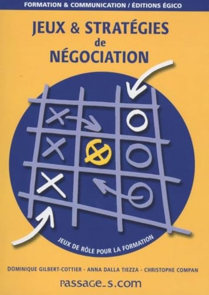 Couverture du livre « JEUX ET STRATEGIES DE NEGOCIATION » de Gilbert Compa Tiezza, librairie Les Contes Infusés à Corte