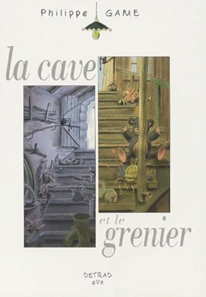 Couverture du livre « LA CAVE ET LE GRENIER », librairie Les Contes Infusés à Corte