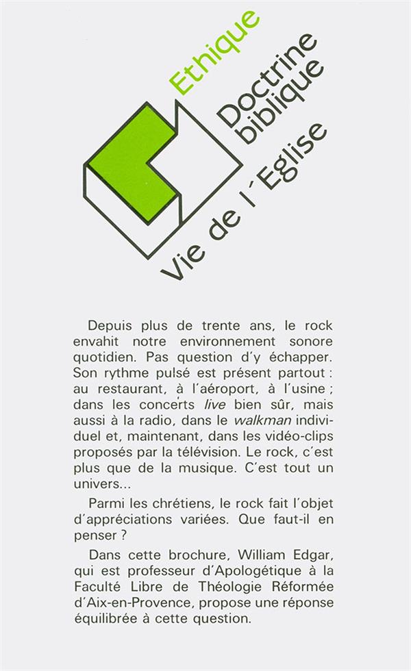 Quatrième de couverture de « SUR LE ROCK »