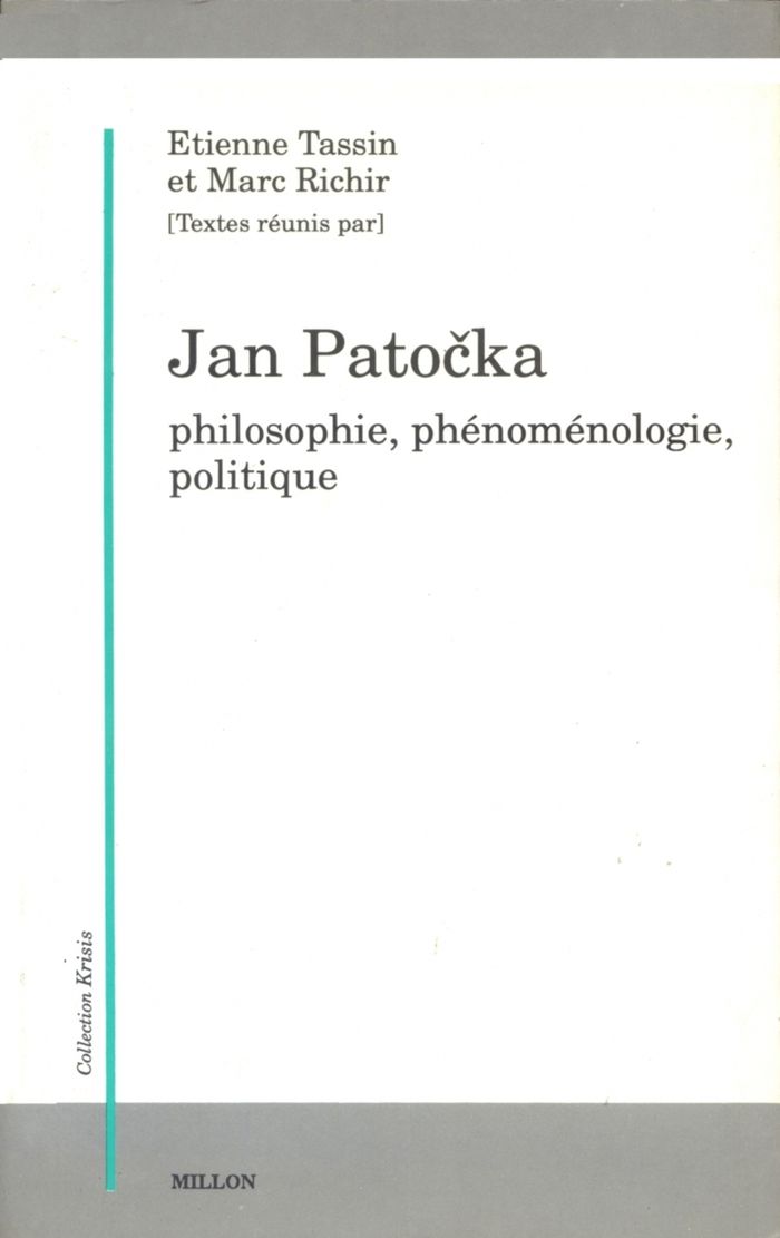 Couverture du livre « JAN PATOCKA », librairie Les Contes Infusés à Corte