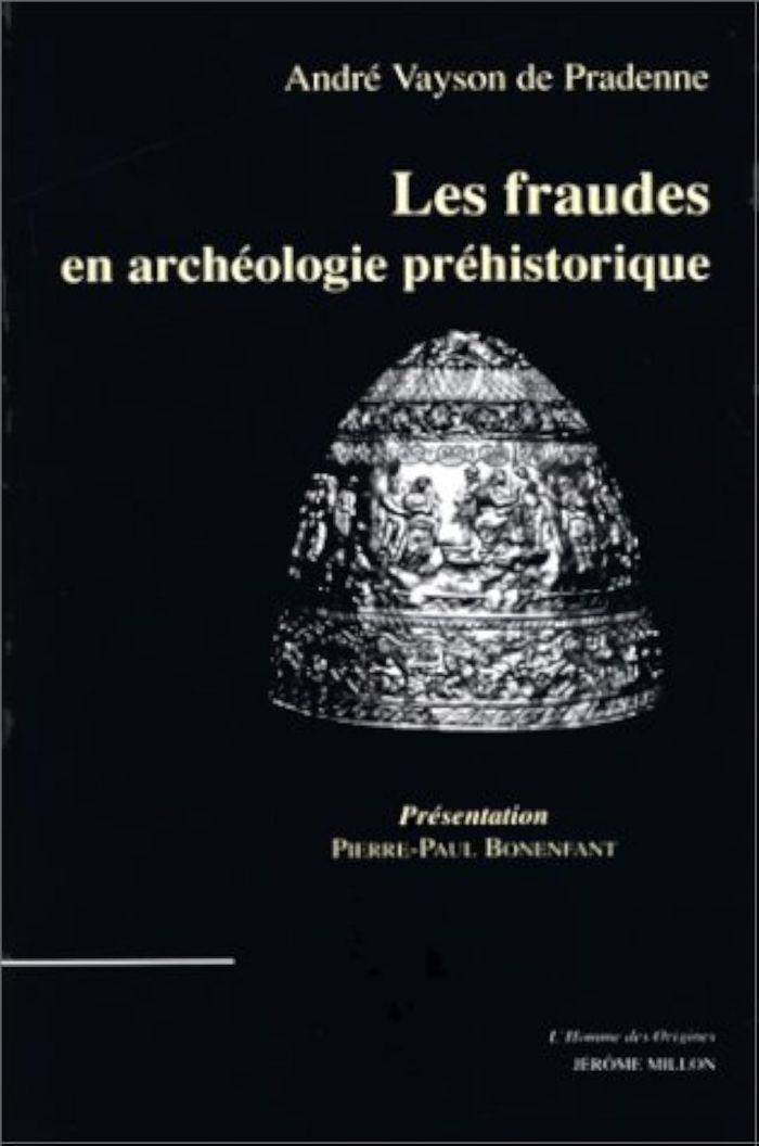 Couverture du livre « FRAUDES EN ARCHEOLOGIE PREHISTORIQUES (LES) » de Vayson De Pradenne/a, librairie Les Contes Infusés à Corte