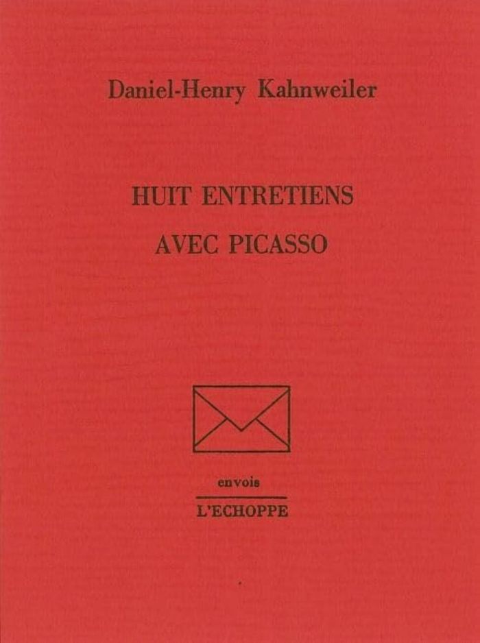 Couverture du livre « HUIT ENTRETIENS AVEC PICASSO » de Kahnweiler D H., librairie Les Contes Infusés à Corte