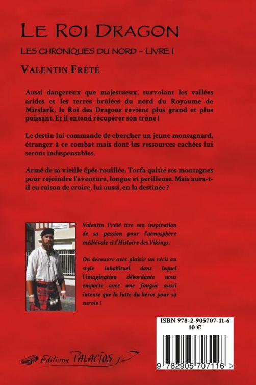 Quatrième de couverture de « LE ROI DRAGON »