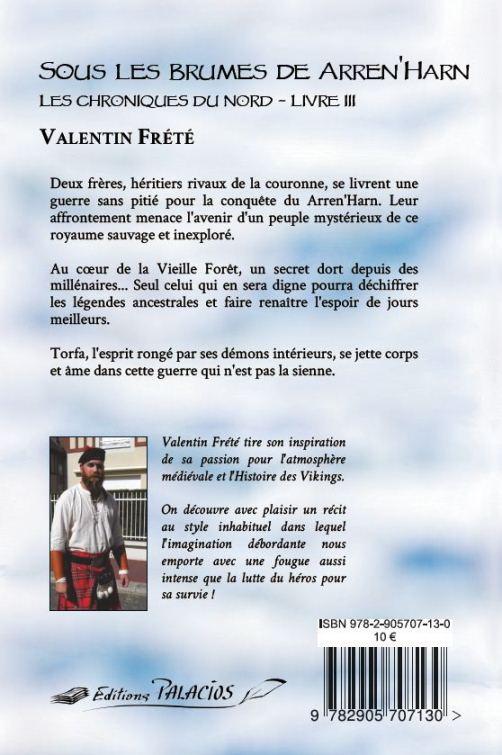 Quatrième de couverture de « SOUS LES BRUMES DE ARREN'HARN »