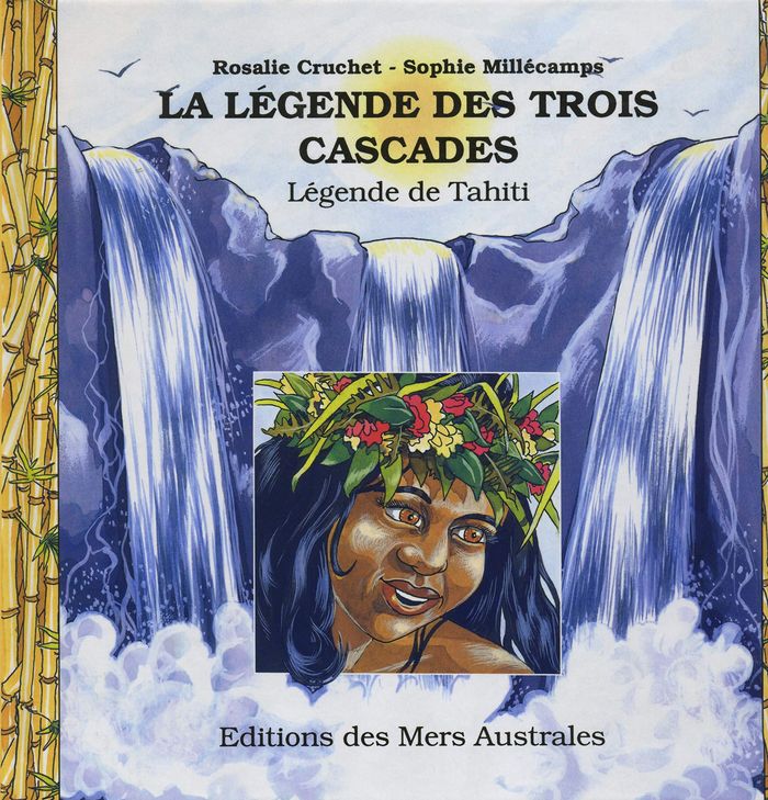 Couverture du livre « LEGENDE DES 3 CASCADES (LA) - LIVRE » de Xxx, librairie Les Contes Infusés à Corte