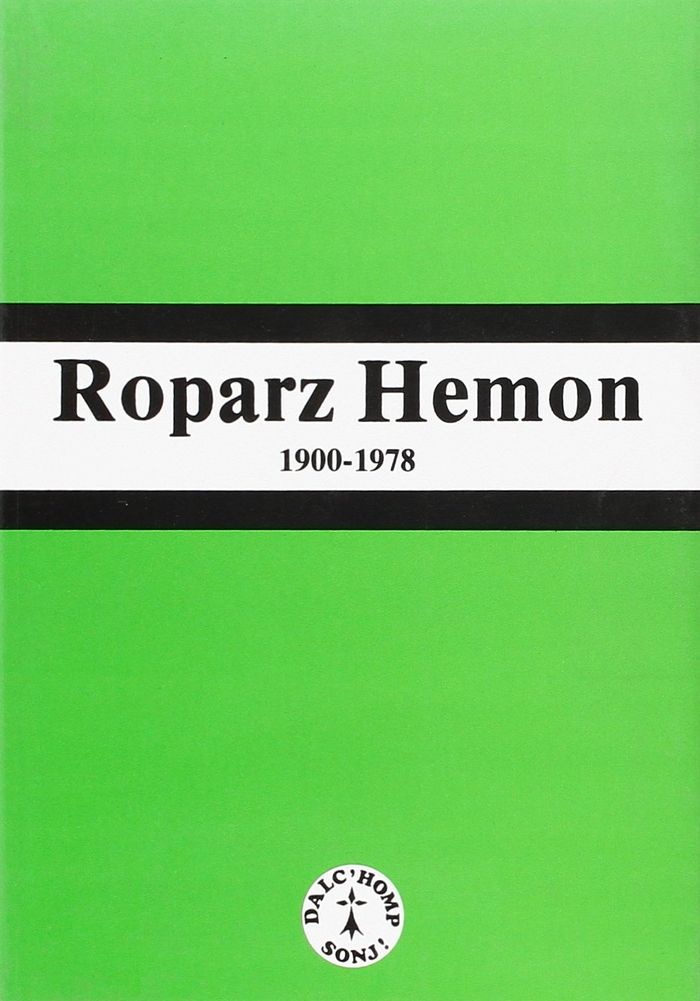Couverture du livre « ROPARZ HEMON 1900-1978 » de Collectif, librairie Les Contes Infusés à Corte