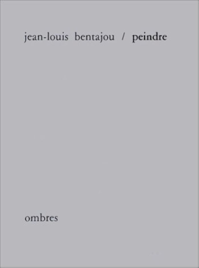 Couverture du livre « PEINDRE » de Jean-Louis Bentajou, librairie Les Contes Infusés à Corte