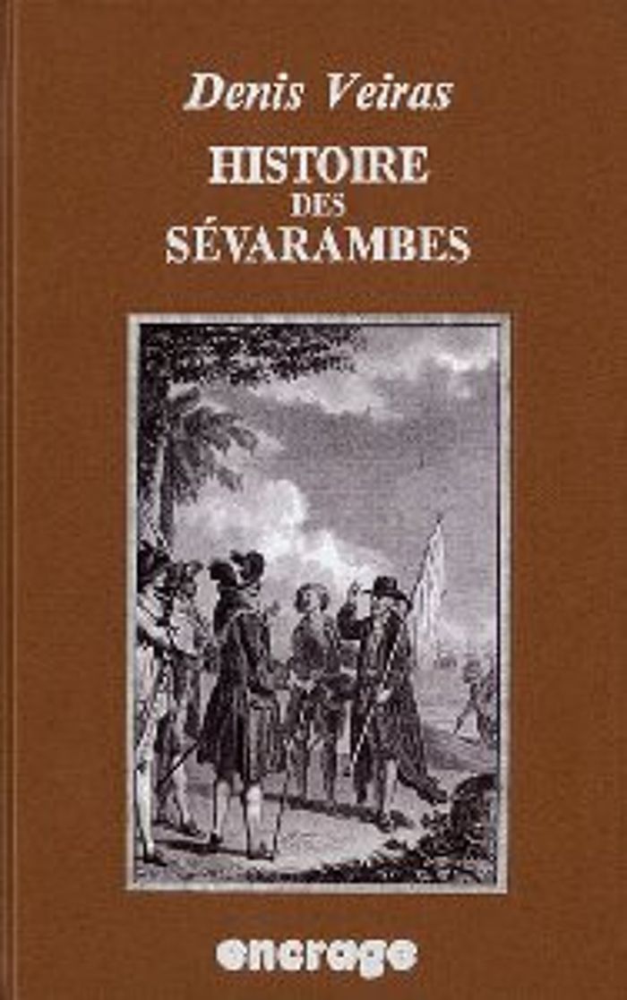 Couverture du livre « HISTOIRE DES SEVARAMBES » de Denis Veiras, librairie Les Contes Infusés à Corte