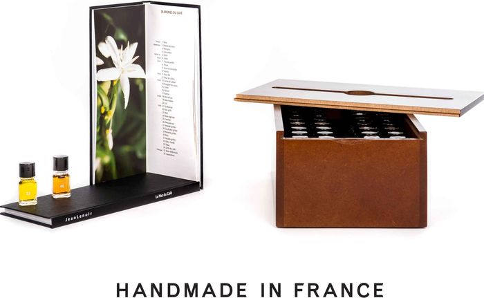 Couverture du livre « LE NEZ DU CAFE 36 AROMES REVELATION EN FRANCAIS » de Jean Lenoir, librairie Les Contes Infusés à Corte