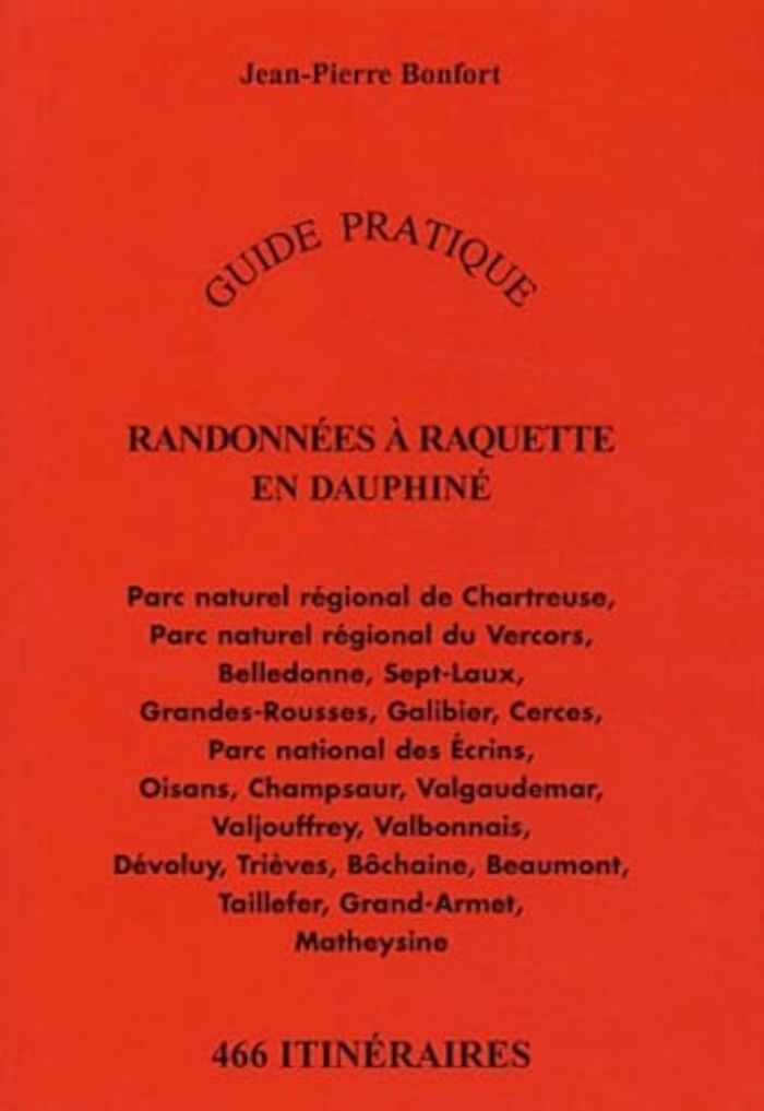 Couverture du livre « G. PRA RANDO RAQUETTE DAUPHINE » de Xxx, librairie Les Contes Infusés à Corte