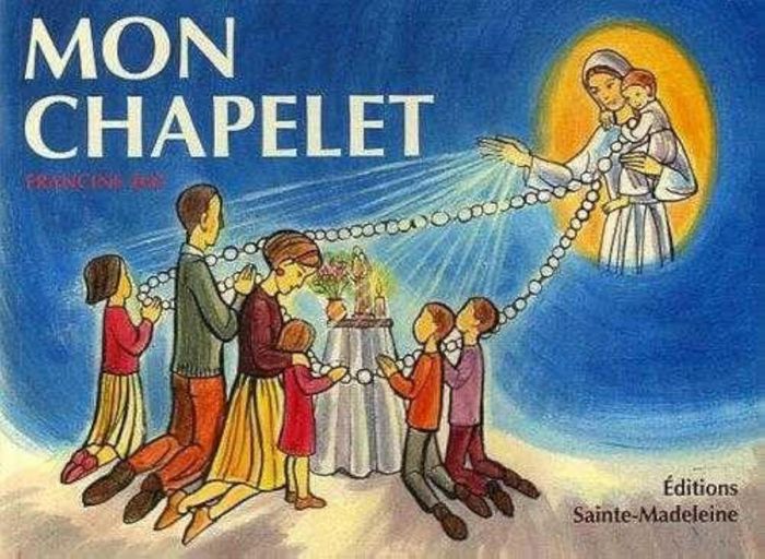Couverture du livre « MON CHAPELET », librairie Les Contes Infusés à Corte