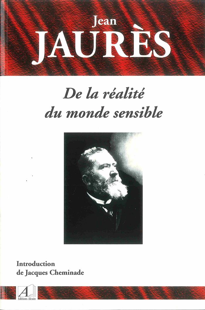 Couverture du livre « DE LA REALITE DU MONDE SENSIBLE - INTRODUCTION DE JACQUES CHEMINADE », librairie Les Contes Infusés à Corte